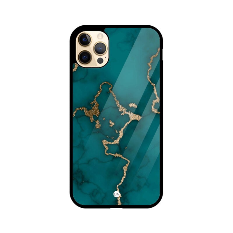 Marble Ocean Green Design Case For iPhone