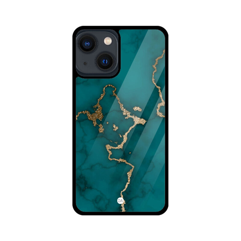 Marble Ocean Green Design Case For iPhone