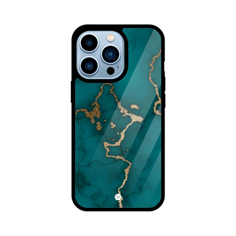 Marble Ocean Green Design Case For iPhone