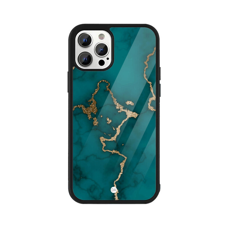 Marble Ocean Green Design Case For iPhone