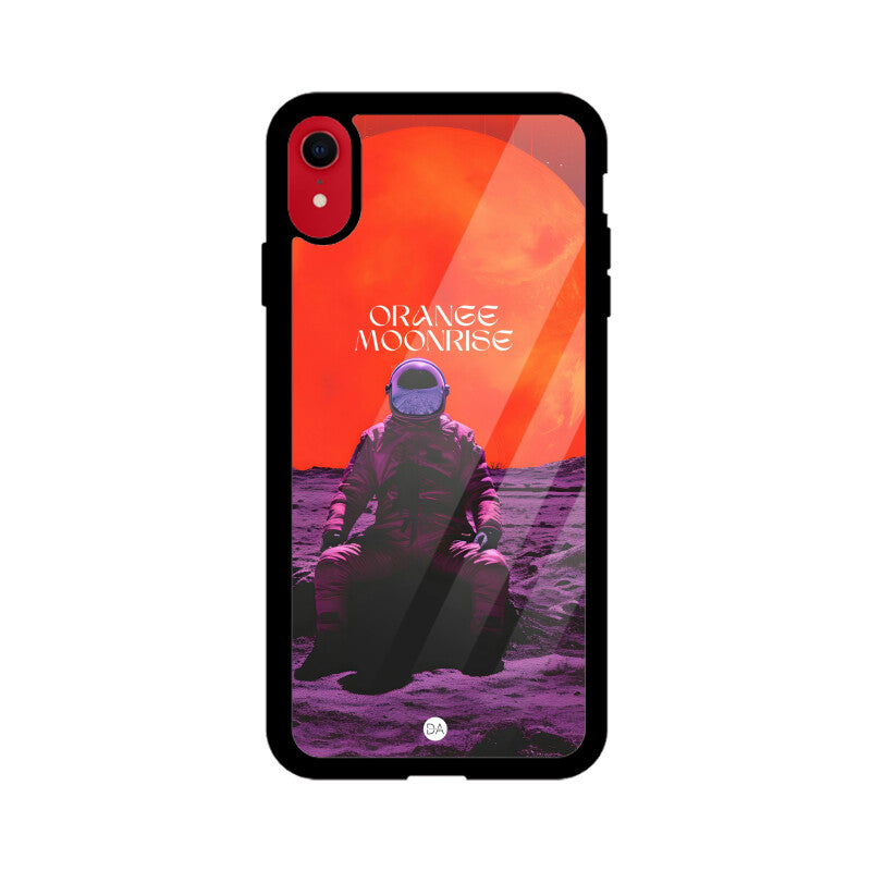 Orange Moonrise Design Case For iPhone