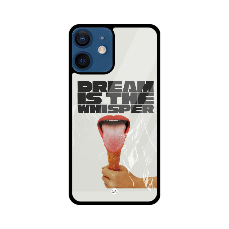 Dream Is The Whisper Design Case Cover For iPhone | Dhukeri Arts