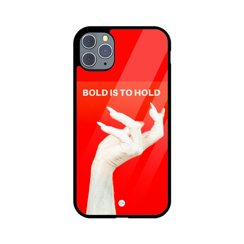 Bold Is To Hold Design Case Cover For iPhone | Dhukeri Arts