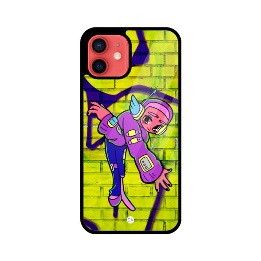 Graffiti Emerald Design Case For iPhone