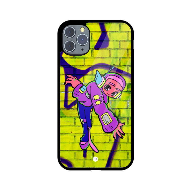 Graffiti Emerald Design Case For iPhone
