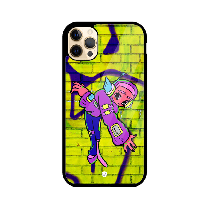 Graffiti Emerald Design Case For iPhone