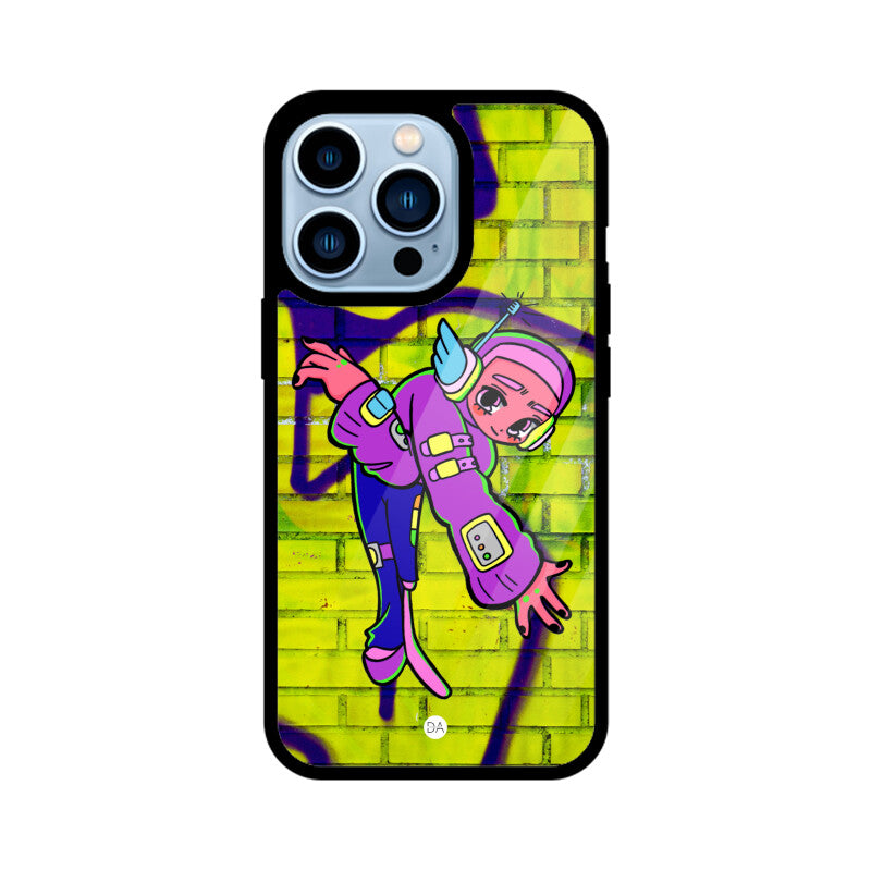 Graffiti Emerald Design Case For iPhone