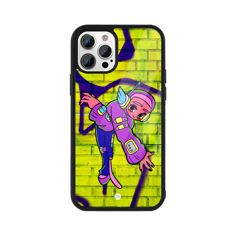 Graffiti Emerald Design Case For iPhone