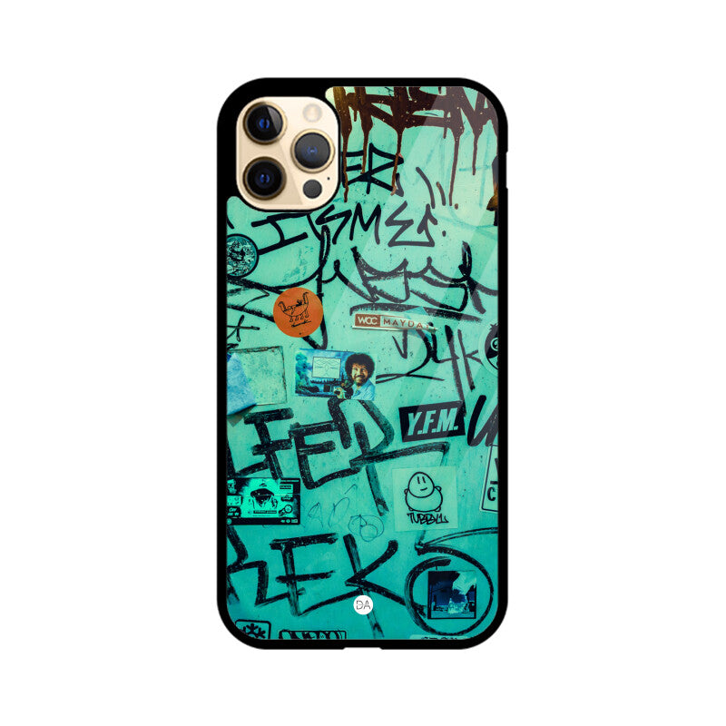 Graffiti Green Design Case For iPhone