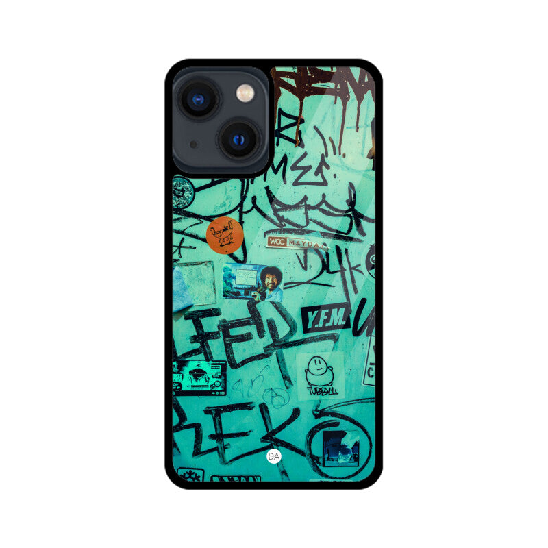 Graffiti Green Design Case For iPhone