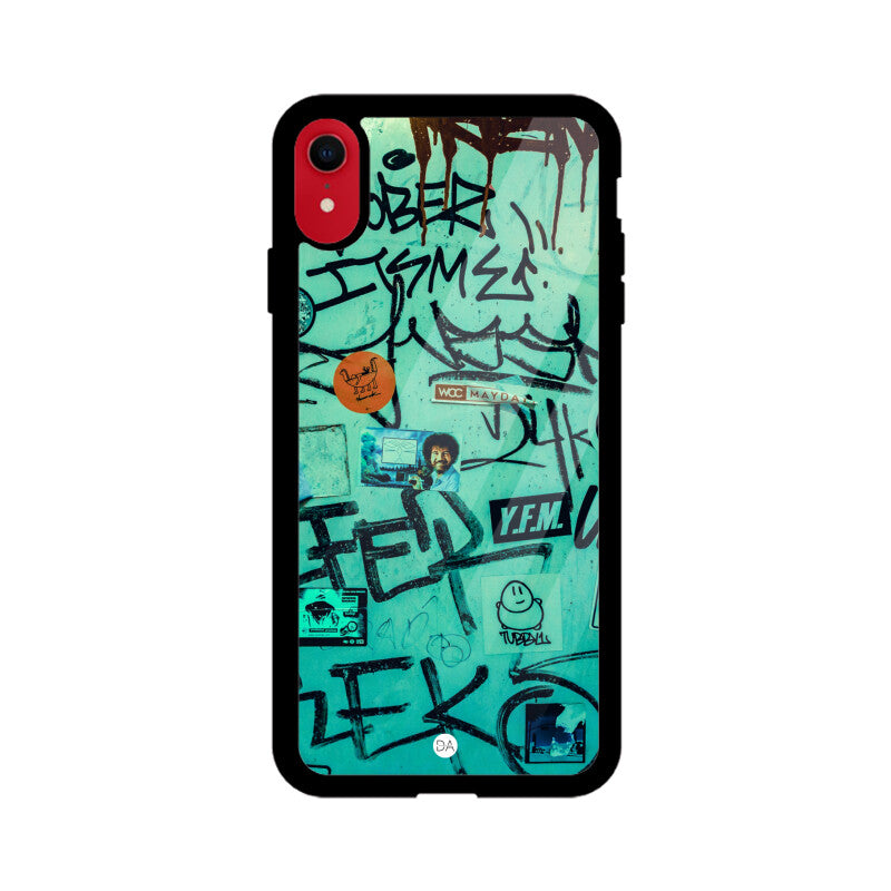 Graffiti Green Design Case For iPhone