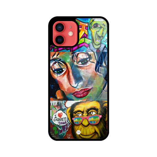 Graffiti Trio Design Case For iPhone