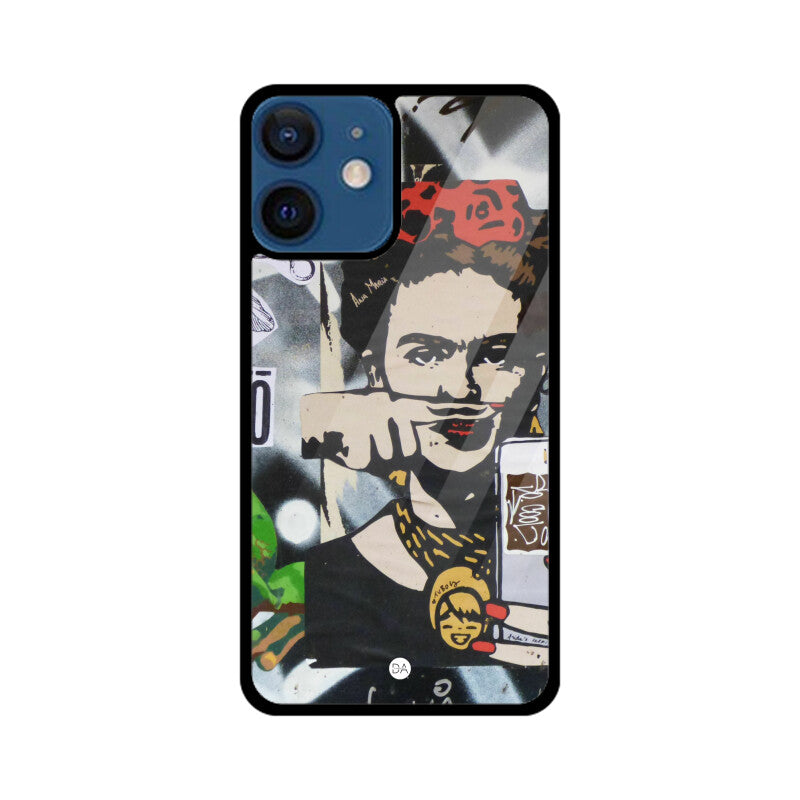 Woman Graffiti Design Case For iPhone