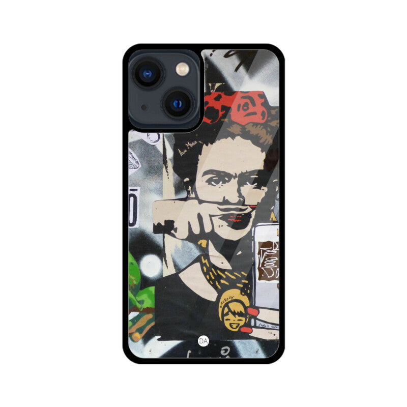 Woman Graffiti Design Case For iPhone