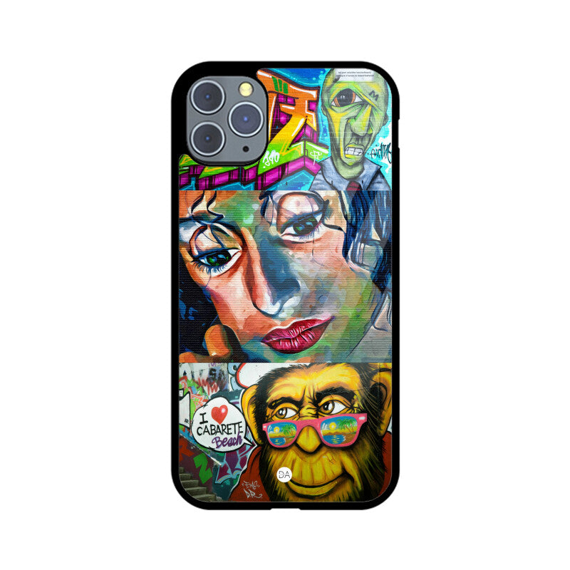 Graffiti Trio Design Case For iPhone