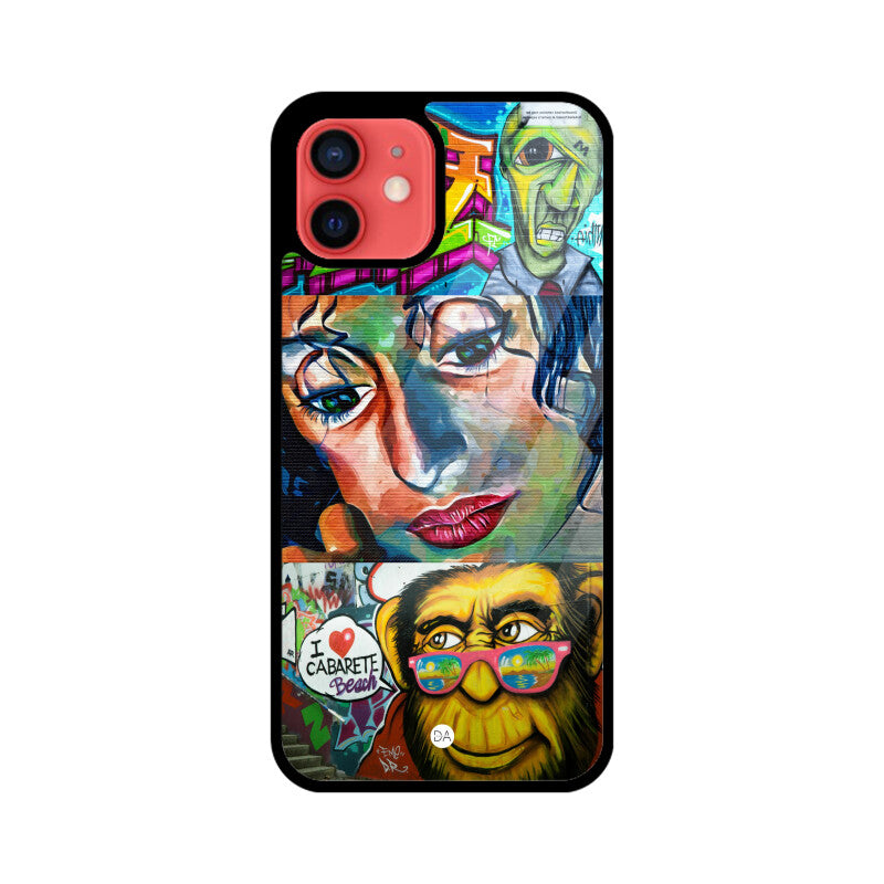 Graffiti Trio Design Case For iPhone