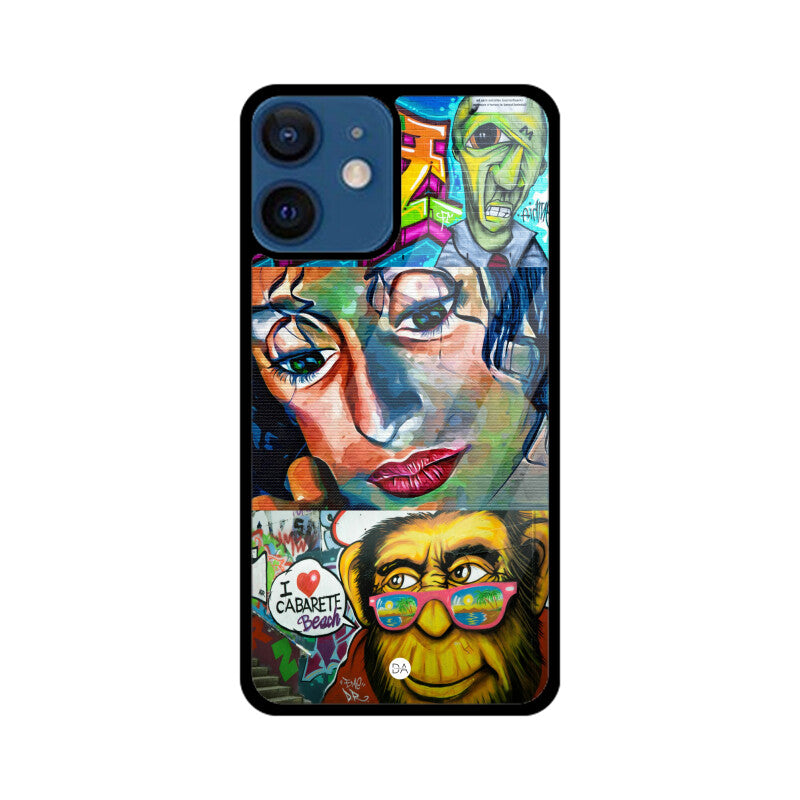 Graffiti Trio Design Case For iPhone