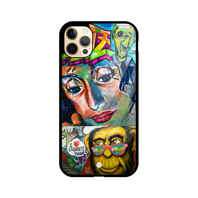 Graffiti Trio Design Case For iPhone