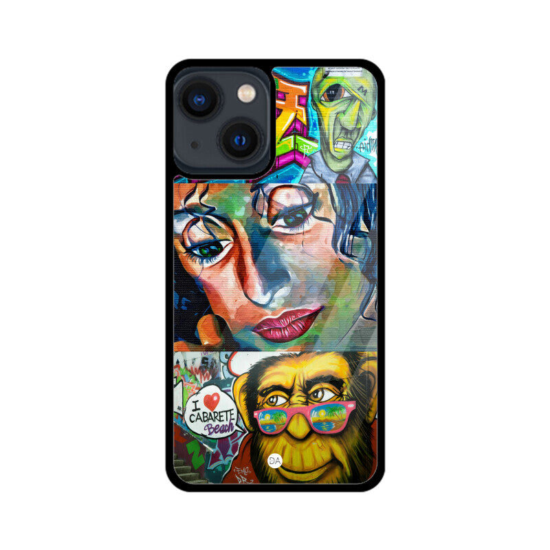 Graffiti Trio Design Case For iPhone