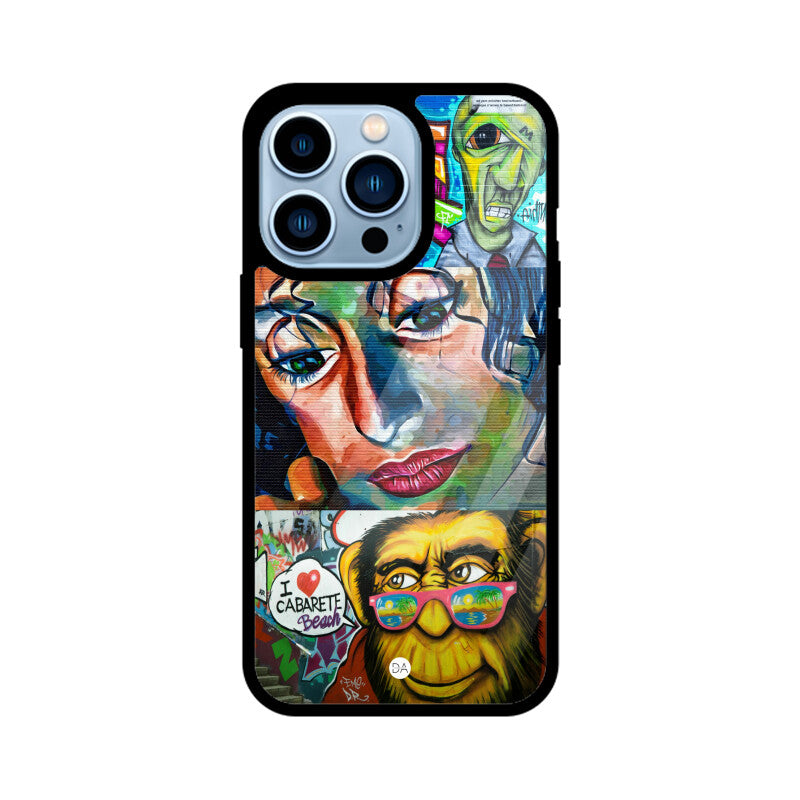 Graffiti Trio Design Case For iPhone