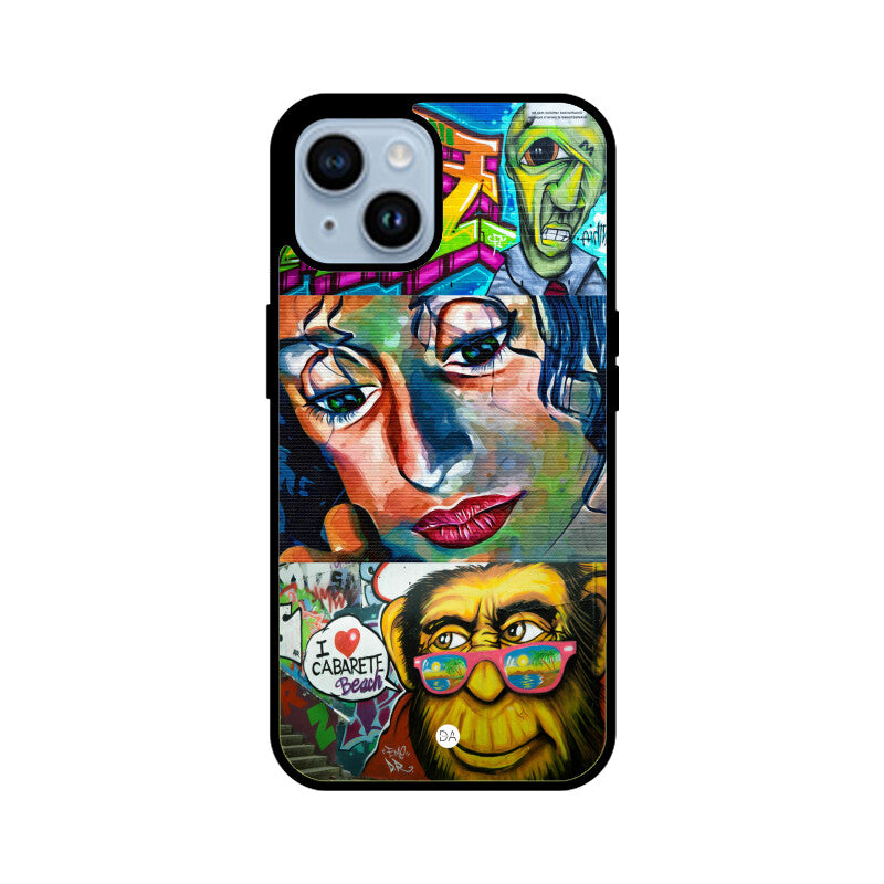 Graffiti Trio Design Case For iPhone