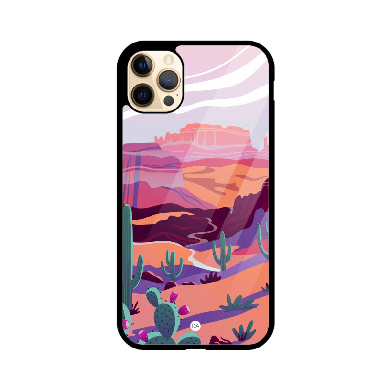 Spikey Desert Design Case For iPhone