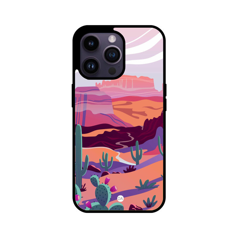 Spikey Desert Design Case For iPhone