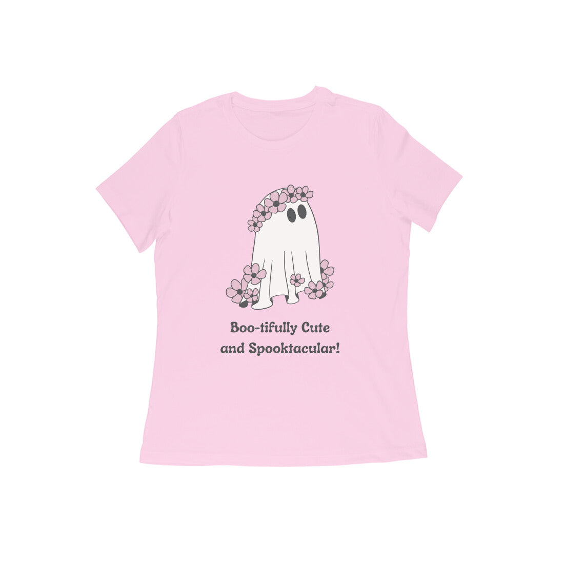 Bootifully Spooktacular Women Tshirt | Dhukeri Arts