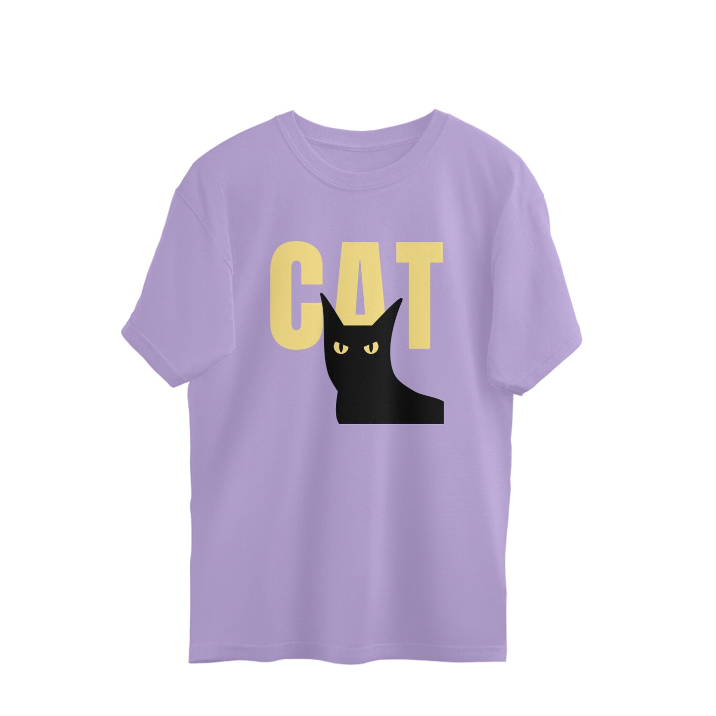 Cat Oversized Tshirt | Dhukeri Arts