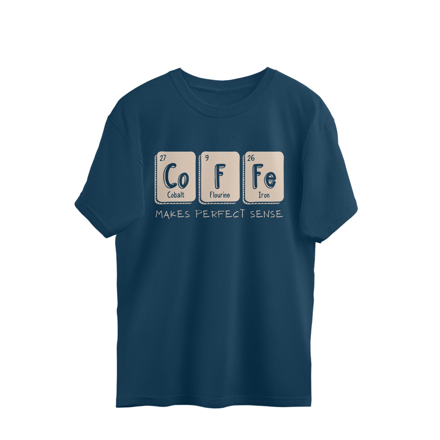 Coffee Oversized Tshirt | Dhukeri Arts