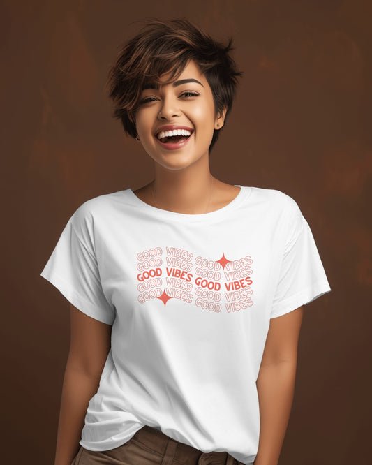 Good Vibes Women Tshirt