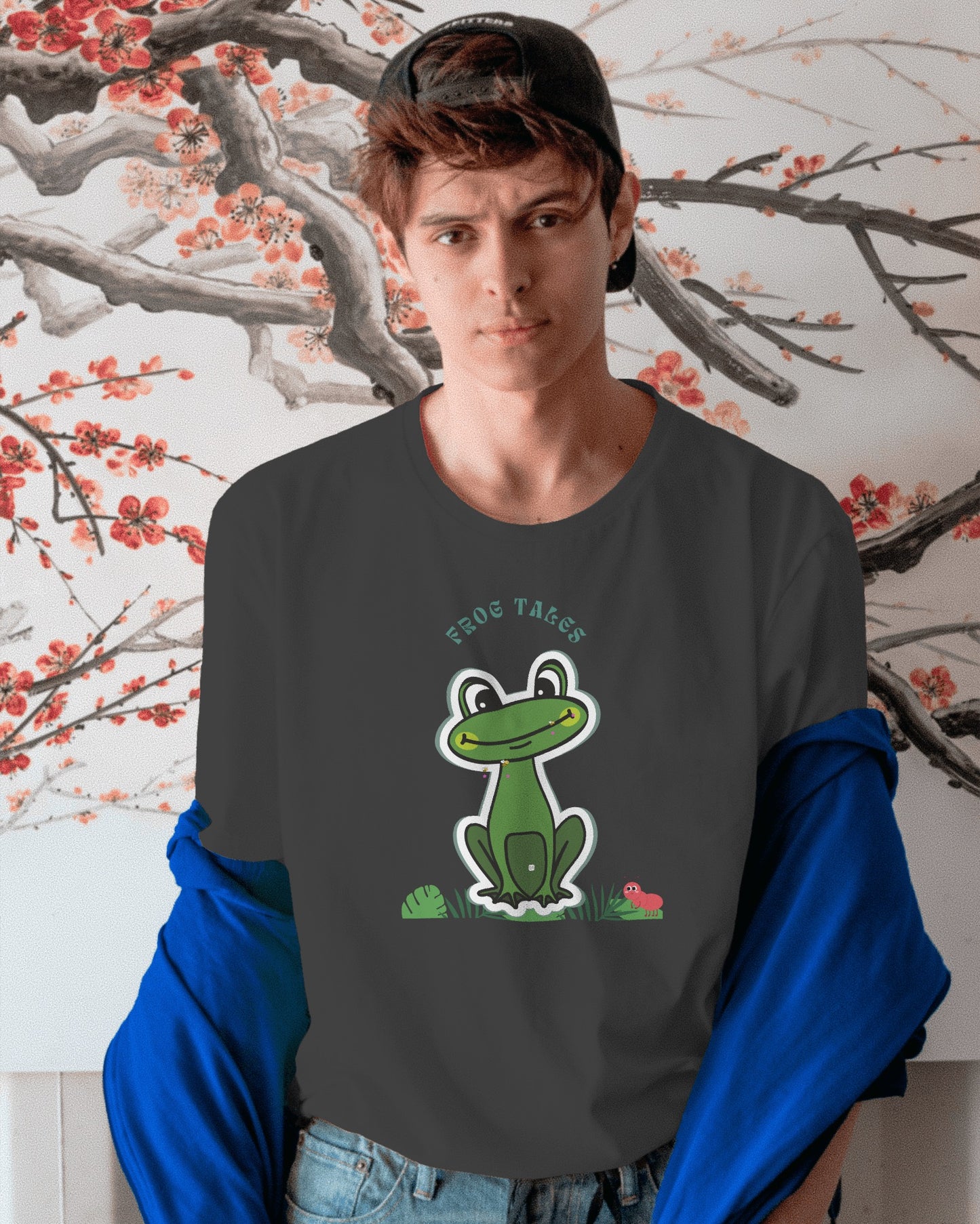 Frog Tales Tshirt | Dhukeri Arts