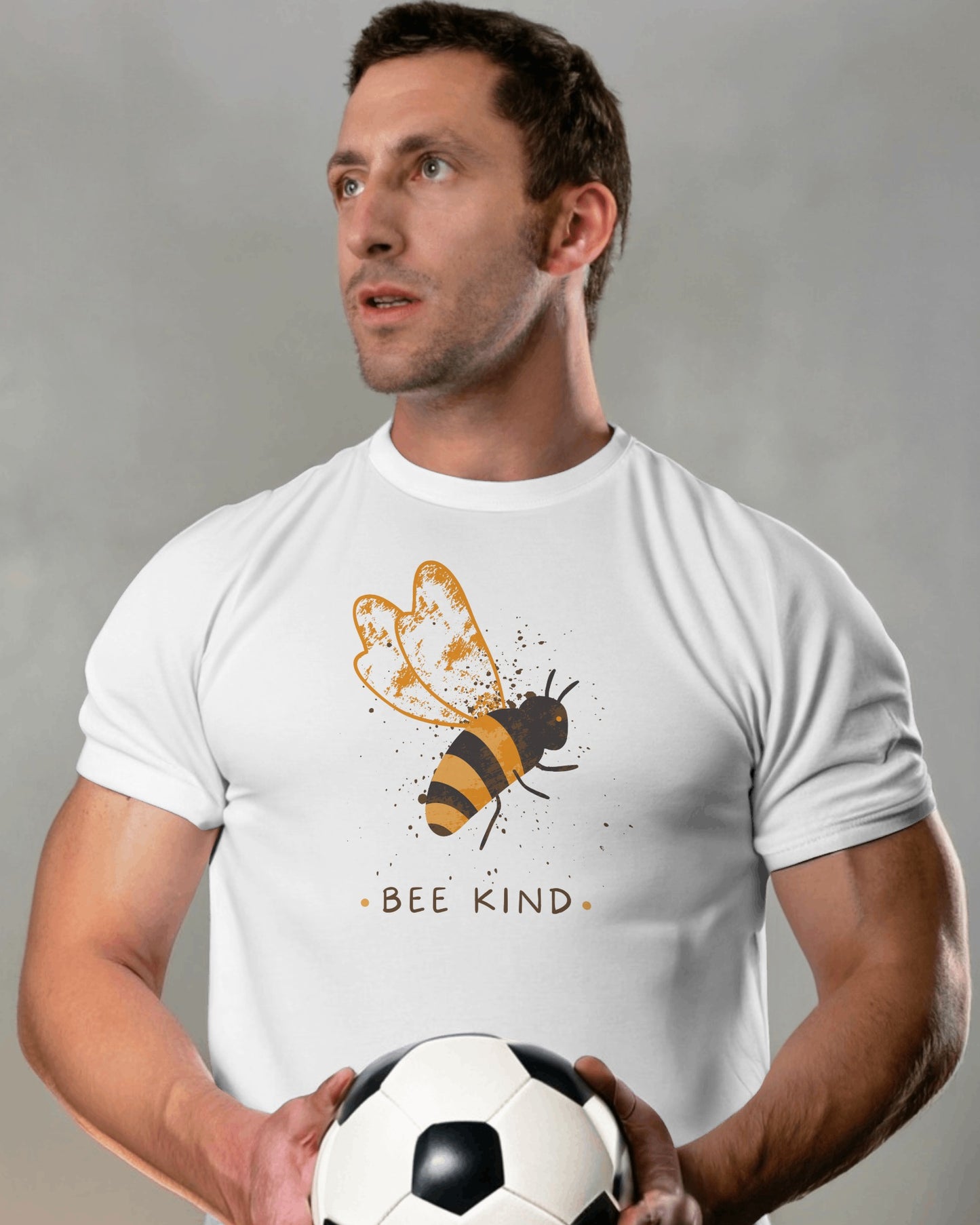 Bee Kind WH Tshirt | Dhukeri Arts