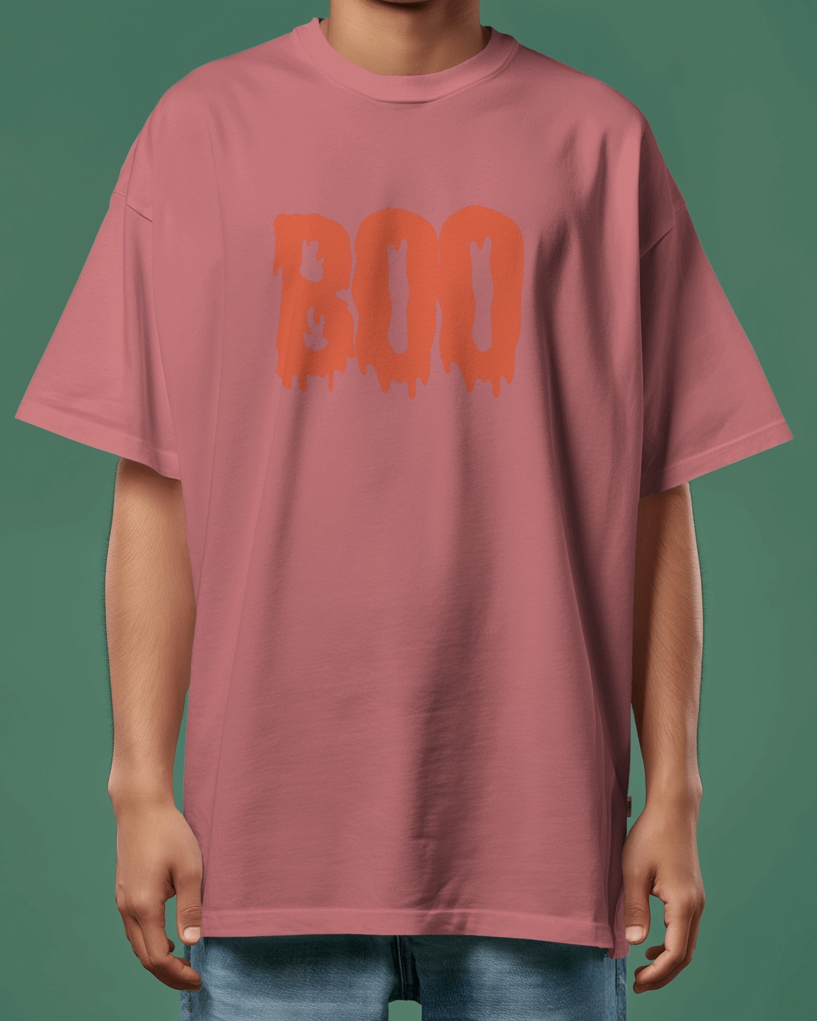 Boo Oversized Tshirt | Dhukeri Arts