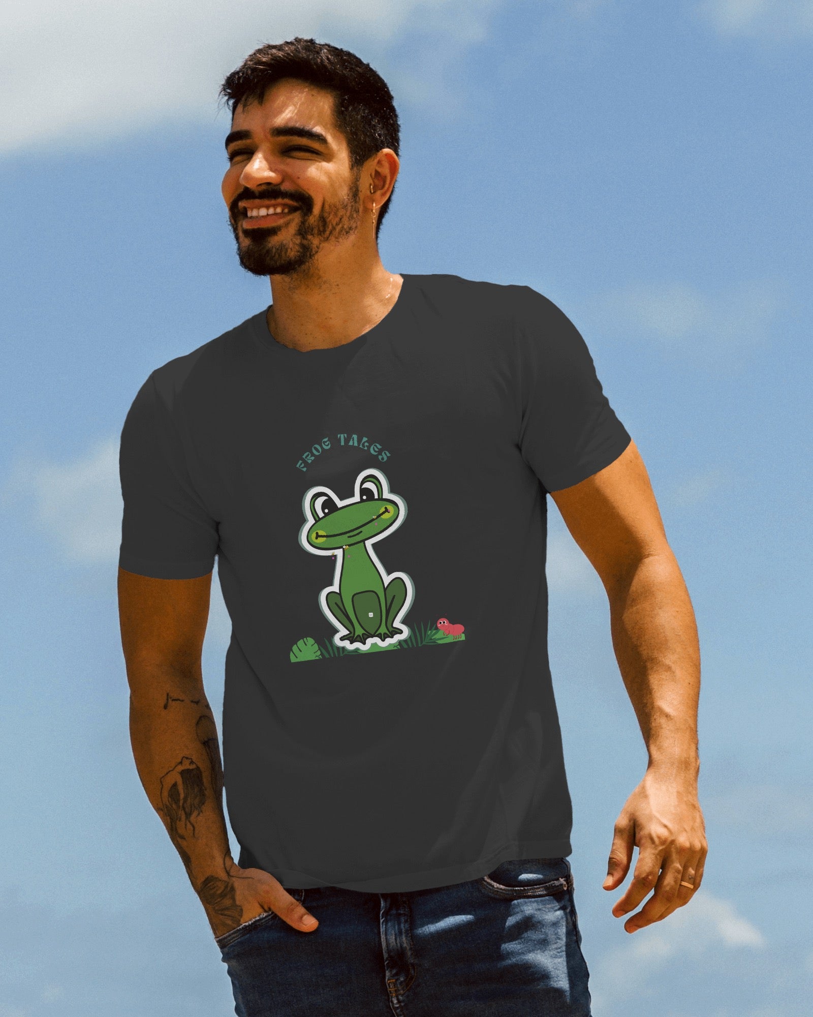 Frog Tales Tshirt | Dhukeri Arts