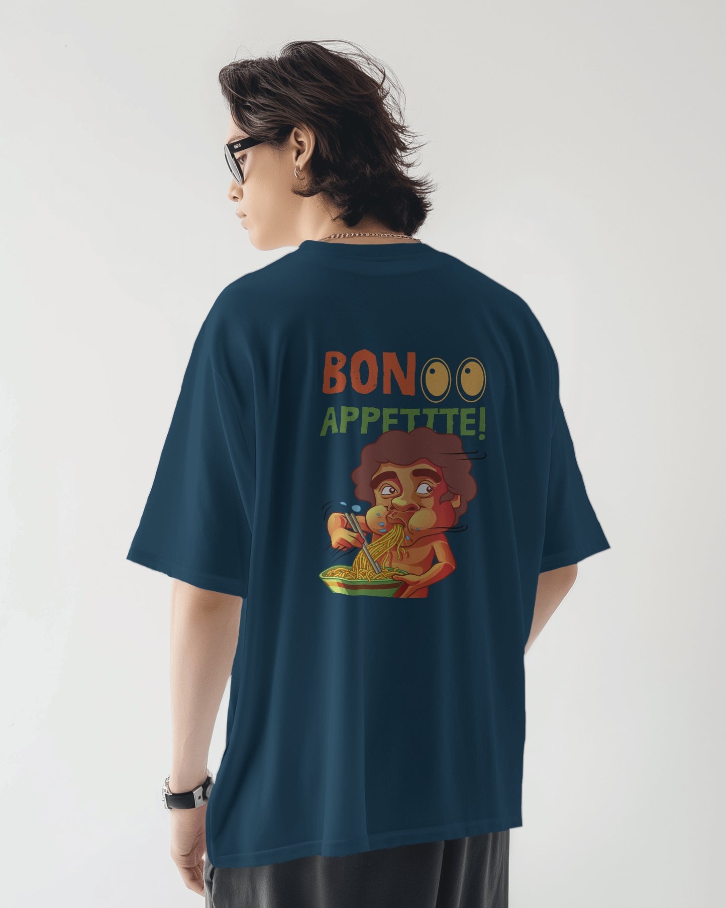 Bon Apetite Oversized Tshirt | Dhukeri Arts