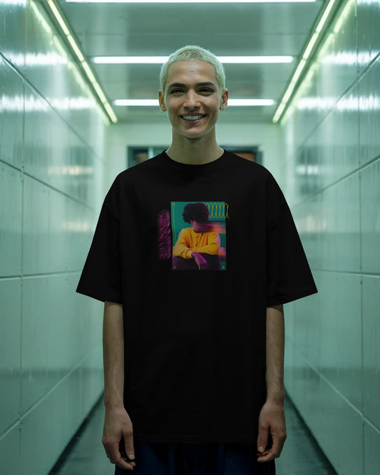 Blurred Premium Oversized Tshirt