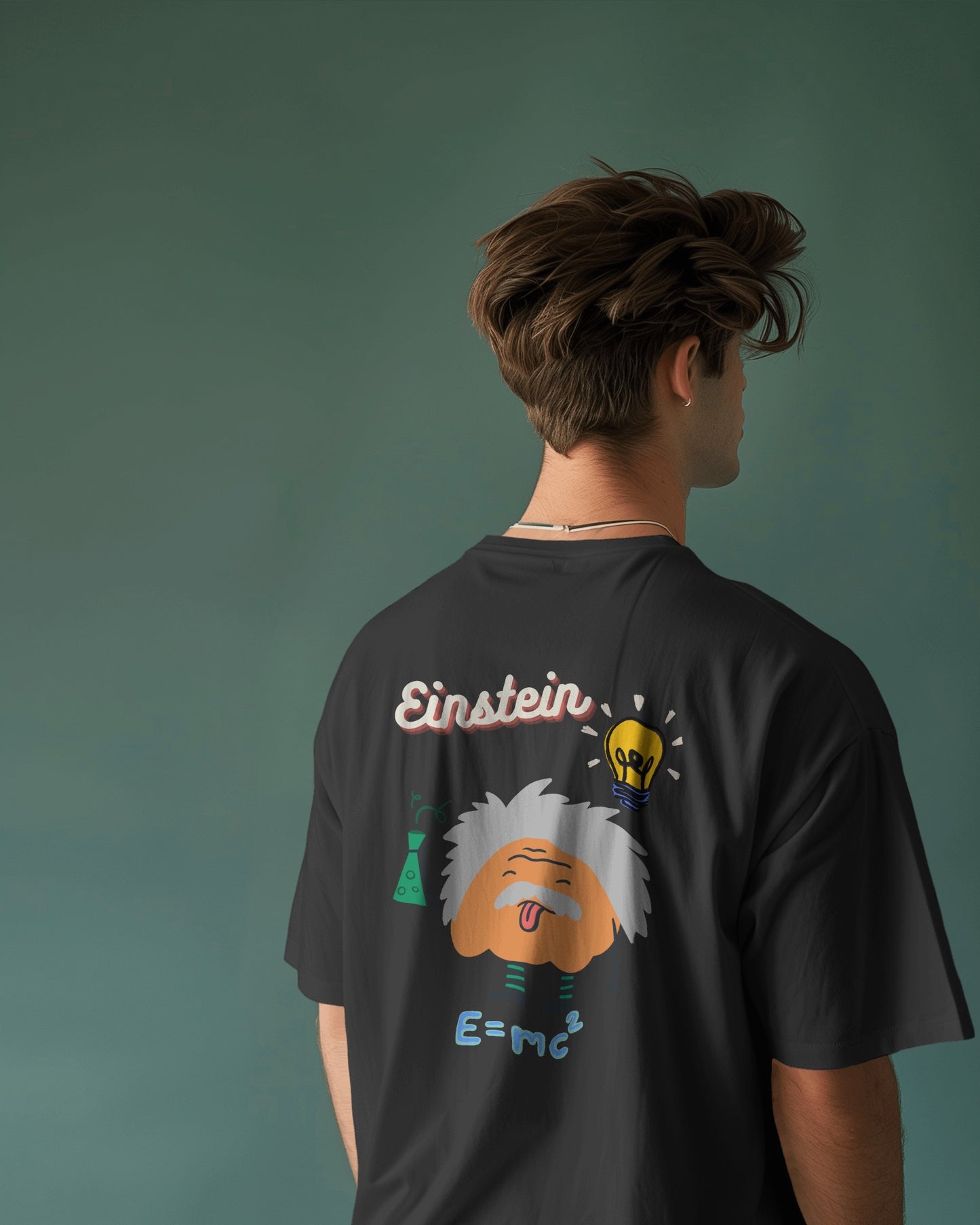 Einstein Oversized Tshirt | Dhukeri Arts