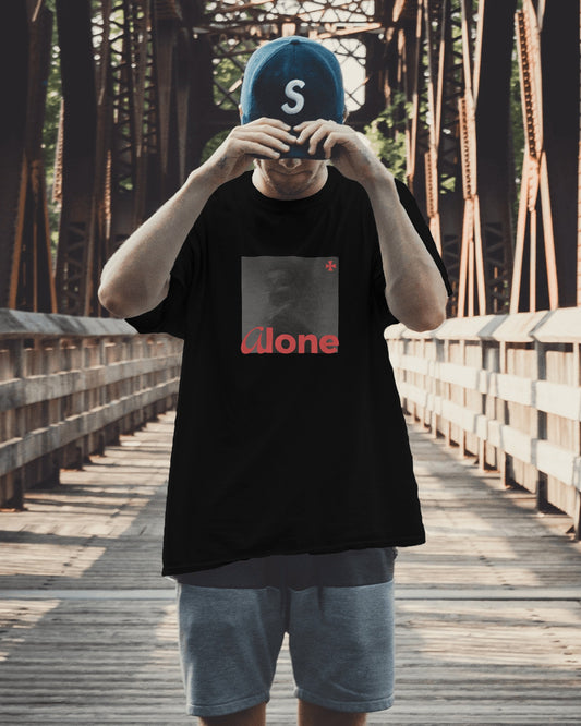 Alone Premium Oversized Tshirt